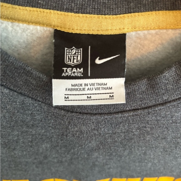 Nike Green Bay Packers Crewneck Sweatshirt Men’s Medium Gray NFL Pullover - Picture 7 of 11